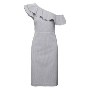 Banana Republic seersucker cotton dress